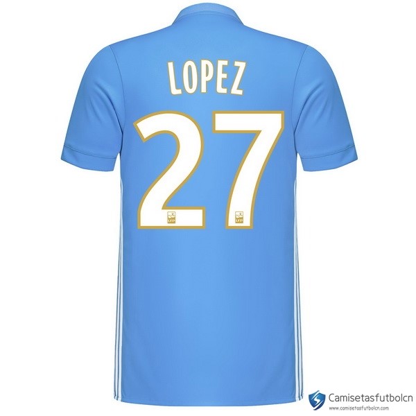 Camiseta Marsella Segunda equipo Lopez 2017-18